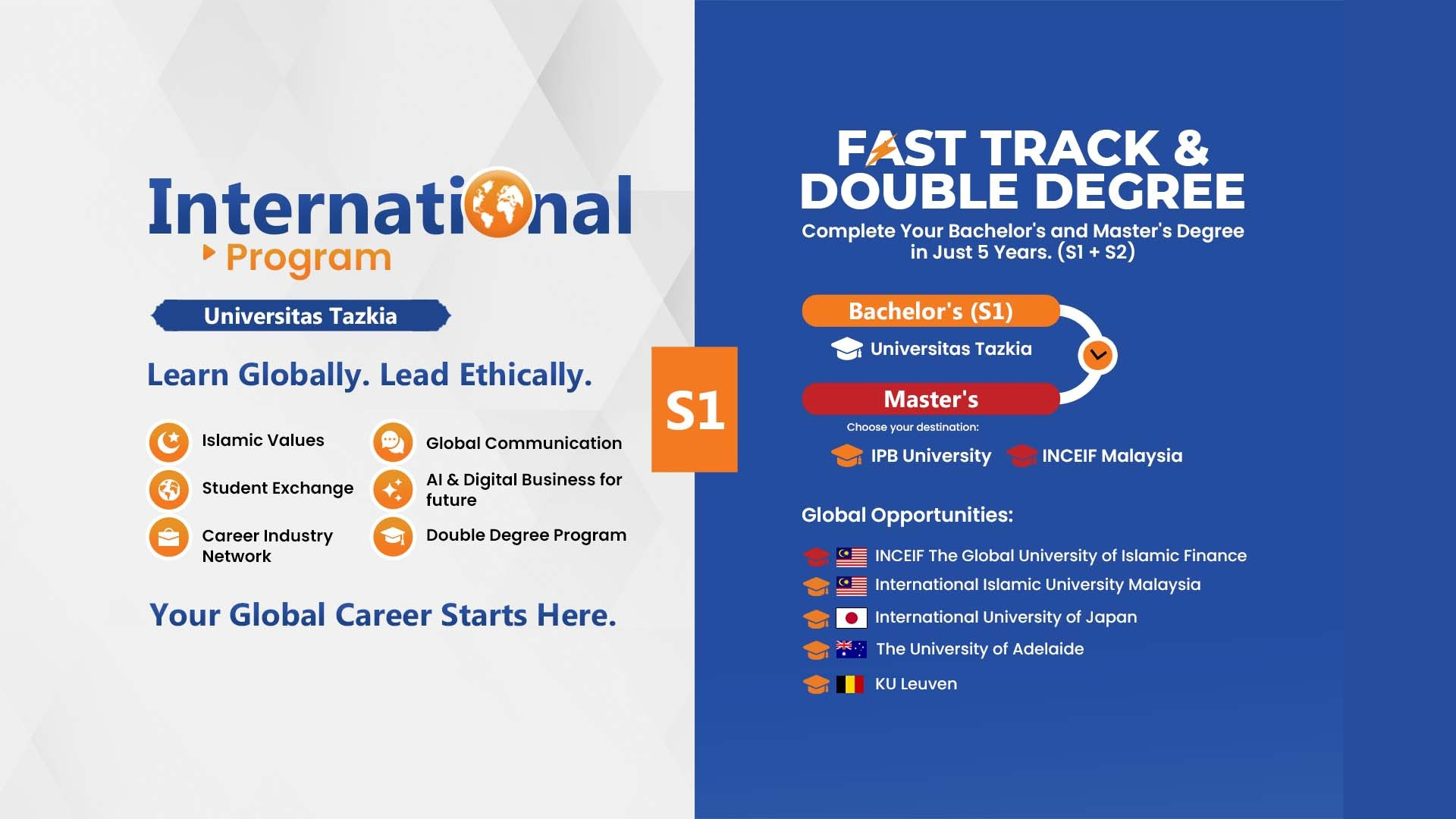 IP Dan Fast Track Universitas Tazkia